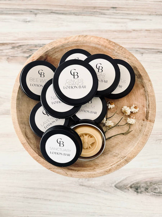 Beeswax Lotion Bar: Natural Unscented