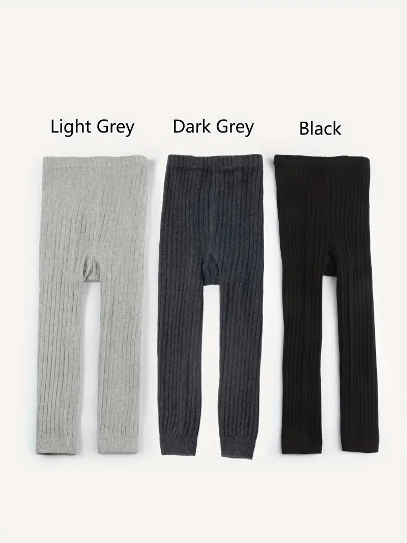 Ribbed Footless Tights (SM)