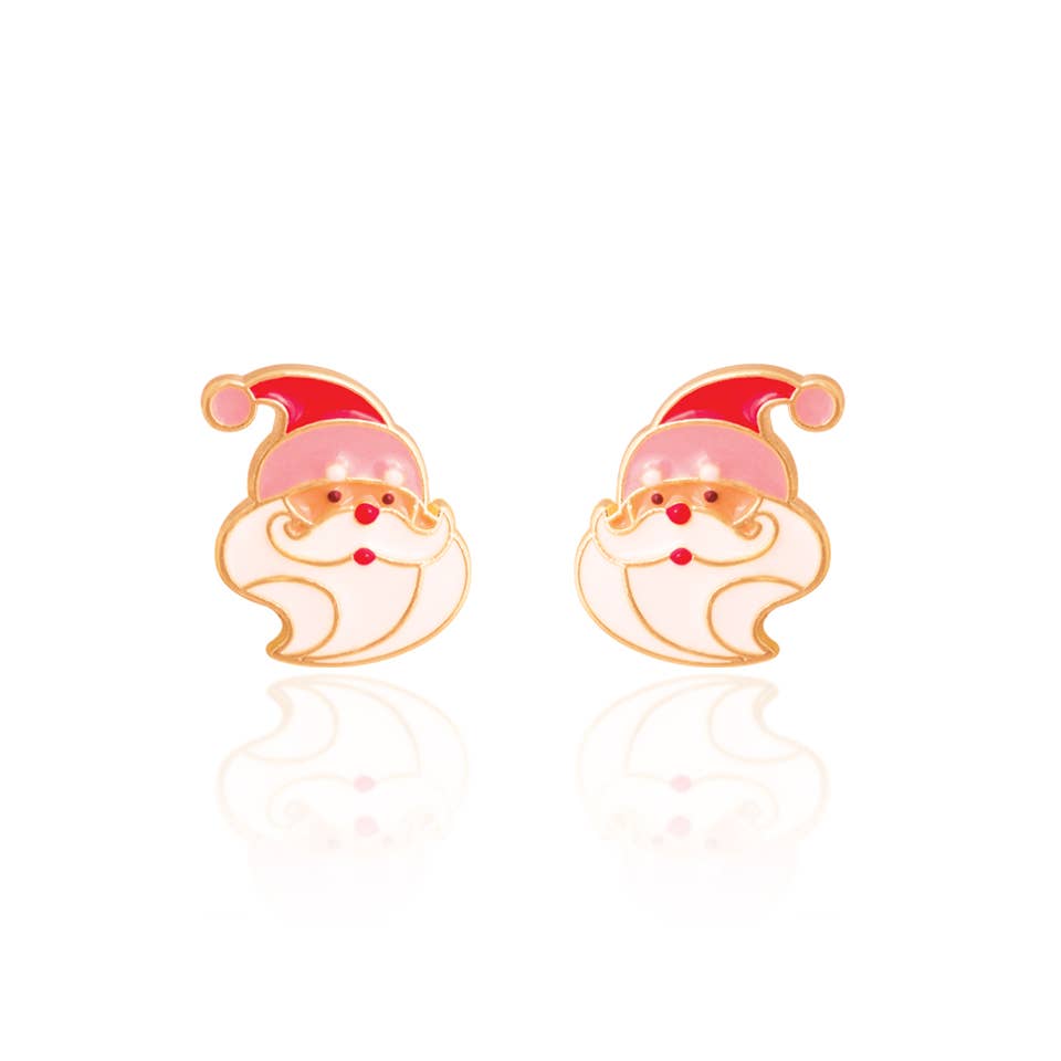 Delightful Duet Earring Gift Set- Santa & Christmas Tree