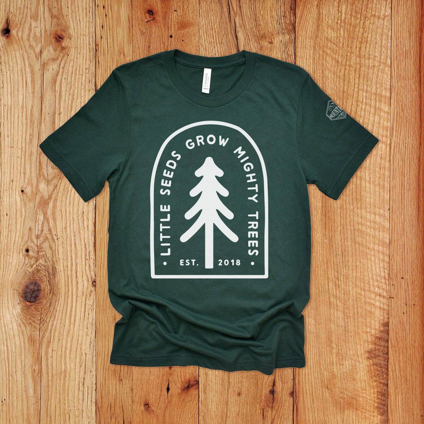 Little Seeds Grow Mighty Trees Kids Tee